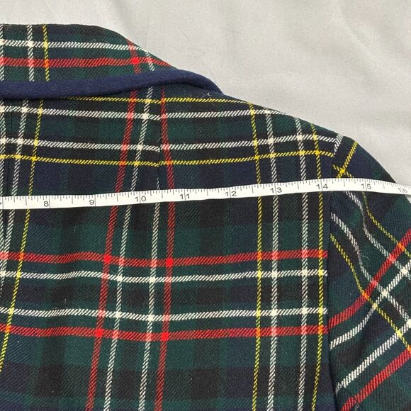 Vintage Ed Behan's Tweed Shop Suit Skirt Sz S Tartan Plaid Wool Missing Sz Tag - Picture 15 of 16